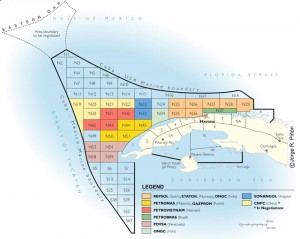 cuba Cuba intends to develop deepwater prospects in the 112,000-sq-km Cuban Exclusive Economic Zone in the Gulf of Mexico. It is divided into 59 2,000-sq-km blocks; the average water depth is 1,400 meters.